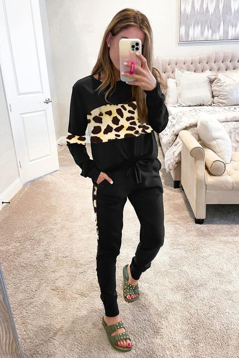 PRETTYGARDEN Store Womens 2 Piece Sets 2026 Long Sleeve Tops High Waisted Sweatpants Lounge Set Fall Fashion Travel Outfits - Image 2